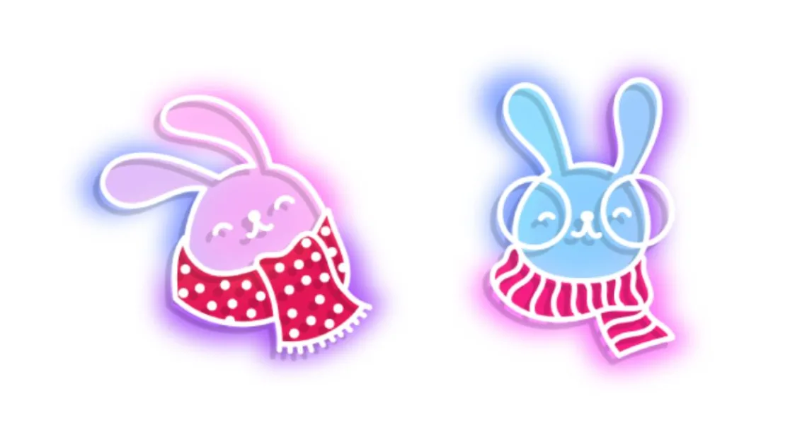 blue bunny mouse cursor