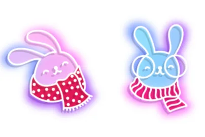 blue bunny mouse cursor