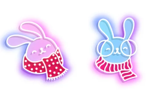 blue bunny mouse cursor